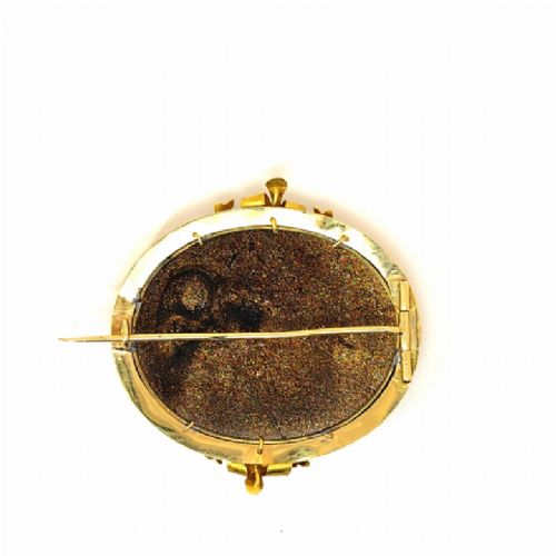  Spilla in oro con mosaico presso Castignoli - Orologeria e gioielleria a Monza